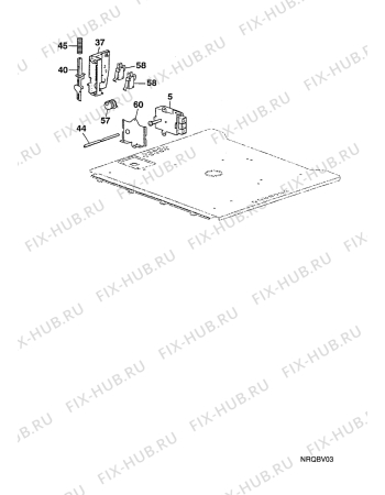 Взрыв-схема плиты (духовки) Privileg EH80900E-P(W)FAE MP. - Схема узла Ventilation